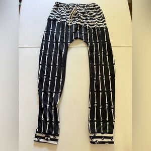 Boutique Nightmare Before Christmas Halloween Bones Jack pants 14/16